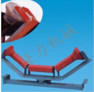 摩擦上调心托辊组